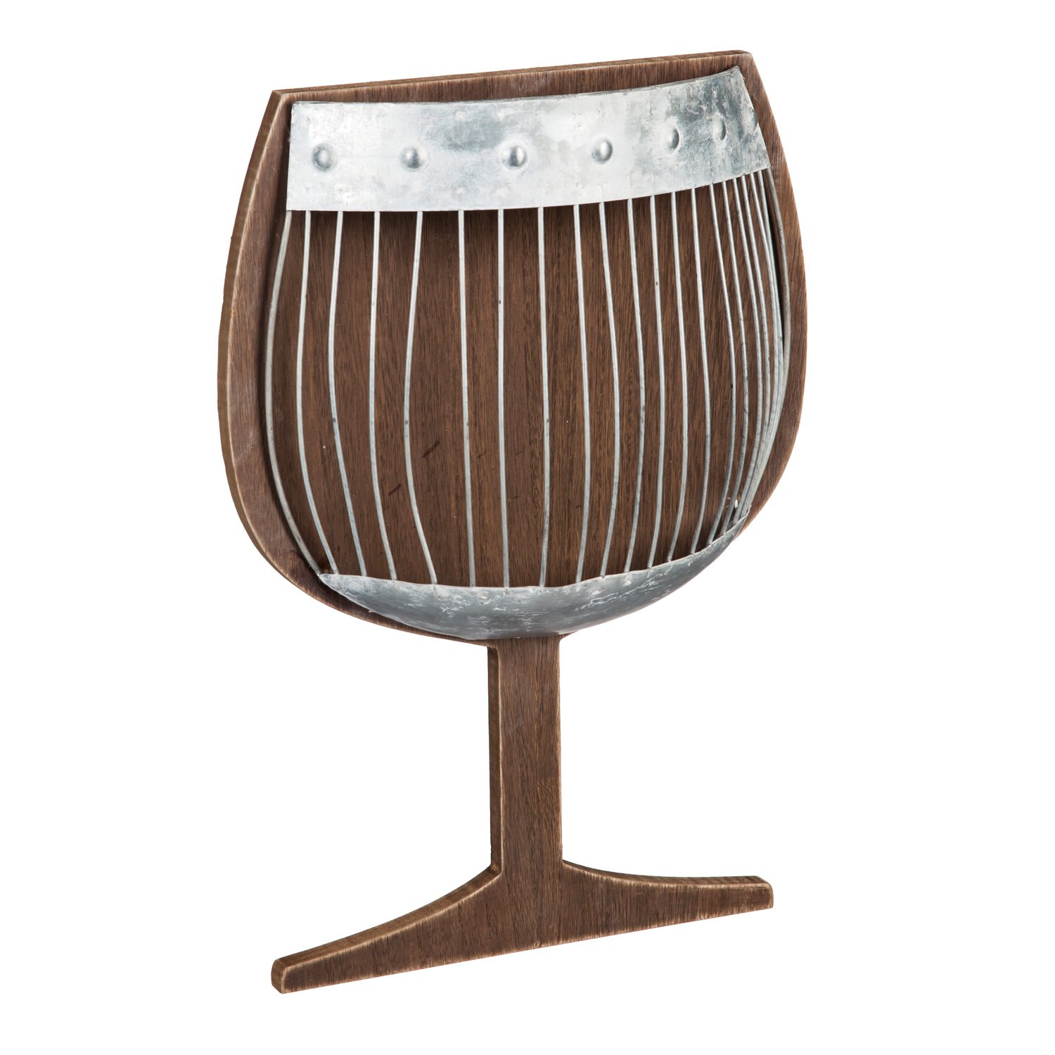 Wooden and Metal Wall Cork Holder - Picture 2 of 8