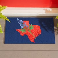 Hearts in Action for Texas PVC Trapper Mat "Stronger Than The Storm" - 0