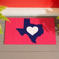 Hearts in Action for Texas PVC Trapper Mat "Stay Strong, Texas" - 0